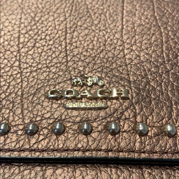Almost New COACH Rivets Wristlet/Wallet, F66194 - Picture 3 of 8